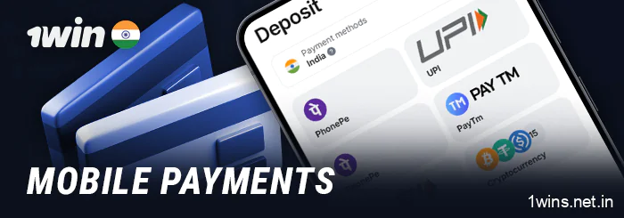 Use the 1Win mobile app for payments in India